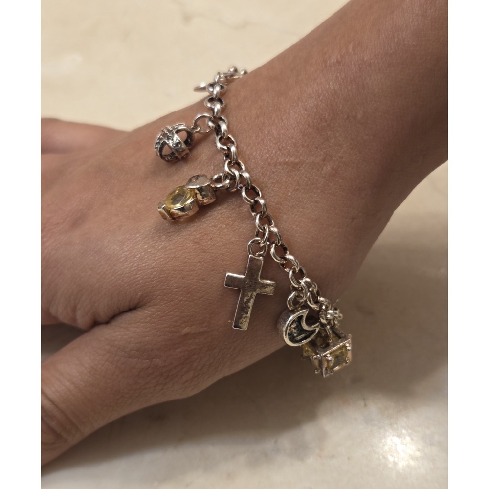 Stylish Vintage 13 Charm Bracelet 7.5-8"
